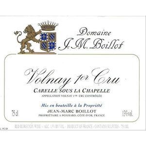 2020 J. M. Boillot, Volnay Premier Cru, Carelle sous la Chapelle 6x75cl