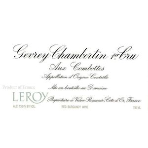 2007 Domaine Leroy, Gevrey-Chambertin Premier Cru, Aux Combottes 3x75cl