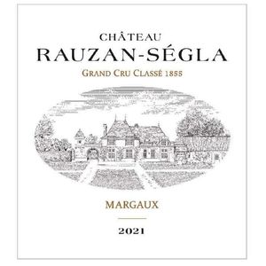 2021 Chateau Rauzan-Segla 2eme Cru Classe, Margaux 6x75cl