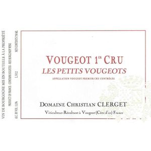 2021 Domaine Christian Clerget, Vougeot Premier Cru, Les Petits Vougeots 12x75cl