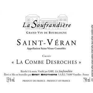 2022 La Soufrandiere, Saint-Veran, La Combe Desroches 6x75cl