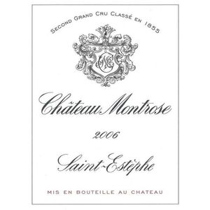 2006 Chateau Montrose 2eme Cru Classe, Saint-Estephe 6x75cl