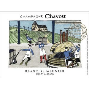 NV Chavost, Blanc de Meunier Brut Nature, Champagne 6x75cl