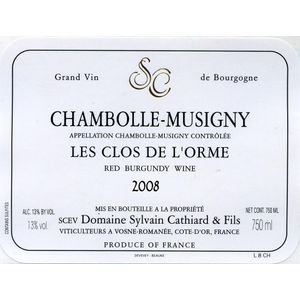 2013 Domaine Sylvain Cathiard, Chambolle-Musigny, Les Clos de l'Orme 6x75cl
