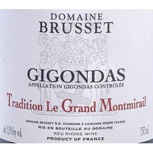 2016 Domaine Brusset, Gigondas, Tradition Le Grand Montmirail 6x75cl