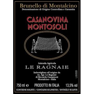 2015 Le Ragnaie, Brunello di Montalcino, Casanovina Montosoli 6x75cl
