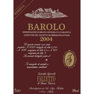 2004 Bruno Giacosa, Barolo, Falletto Le Rocche del Falletto di Serralunga d'Alba Riserva 6x75cl