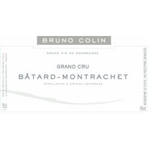 2018 Bruno Colin, Batard-Montrachet Grand Cru 1x75cl