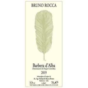 2019 Bruno Rocca, Barbera d'Alba 6x75cl
