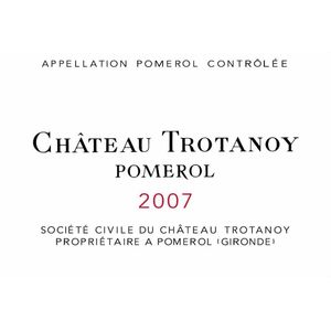 2007 Chateau Trotanoy, Pomerol 6x75cl