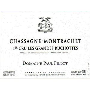 2010 Domaine Paul Pillot, Chassagne-Montrachet Premier Cru, Les Grandes Ruchottes 12x75cl