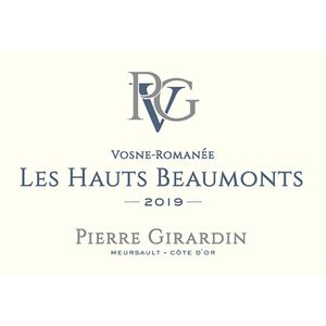 2019 Pierre Girardin, Vosne-Romanee, Les Hauts Beaumonts 6x75cl