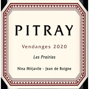 2020 Chateau de Pitray, Les Prairies, Castillon-Cotes de Bordeaux 6x150cl