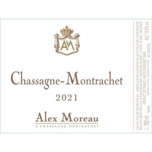 2022 Alex Moreau, Chassagne-Montrachet, Rouge 6x75cl