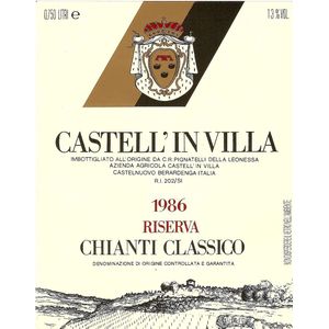 2016 Castell'in Villa, Chianti Classico, Riserva 3x75cl