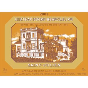 2001 Chateau Ducru-Beaucaillou 2eme Cru Classe, Saint-Julien 12x75cl