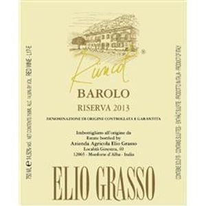2016 Elio Grasso, Barolo, Runcot Riserva 6x75cl