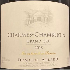 2022 Domaine Arlaud, Charmes-Chambertin Grand Cru 6x75cl