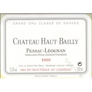 1999 Chateau Haut-Bailly Cru Classe, Pessac-Leognan 12x75cl