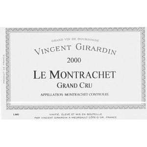 2022 Vincent Girardin, Montrachet Grand Cru 6x75cl