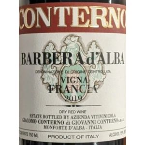 2022 Giacomo Conterno, Barbera d'Alba, Francia 6x75cl