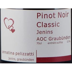 2022 Annatina Pelizzatti, Jenins Classic Pinot Noir, Graubunden 6x75cl