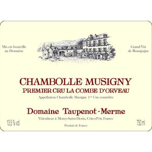 2017 Domaine Taupenot-Merme, Chambolle-Musigny Premier Cru, La Combe d'Orveau 6x75cl