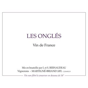 2020 Stephane Bernaudeau, Les Ongles, VdF 12x75cl