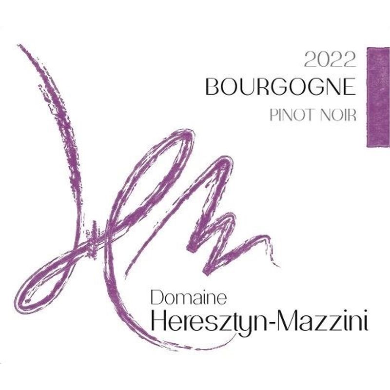 2022 Domaine Heresztyn-Mazzini, Bourgogne, Pinot Noir 6x75cl