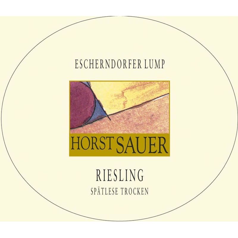 2004 Horst Sauer, Escherndorfer Lump Riesling Spatlese Trocken, Franken 6x75cl