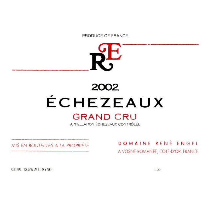 2001 Domaine Rene Engel, Echezeaux Grand Cru 12x75cl