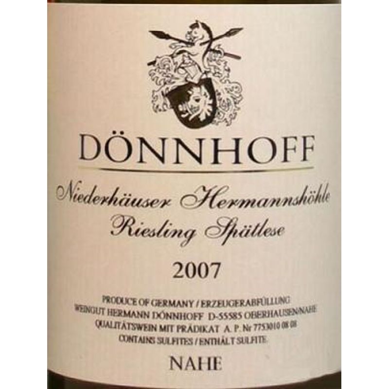 2006 Donnhoff, Niederhauser Hermannshohle Riesling Spatlese, Nahe 6x75cl