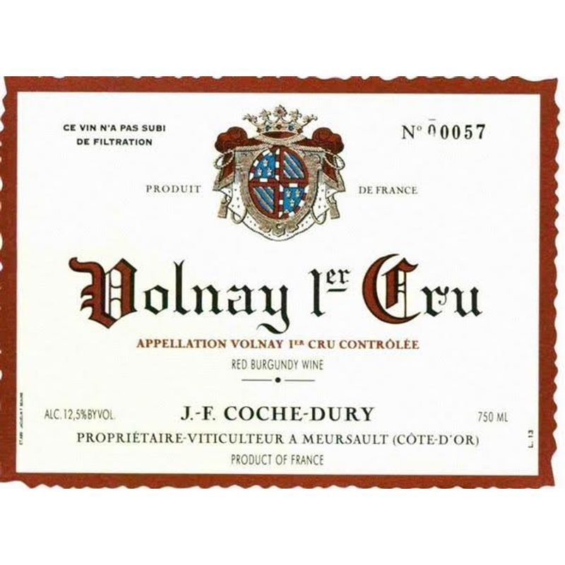 2021 Coche-Dury, Volnay Premier Cru 12x75cl