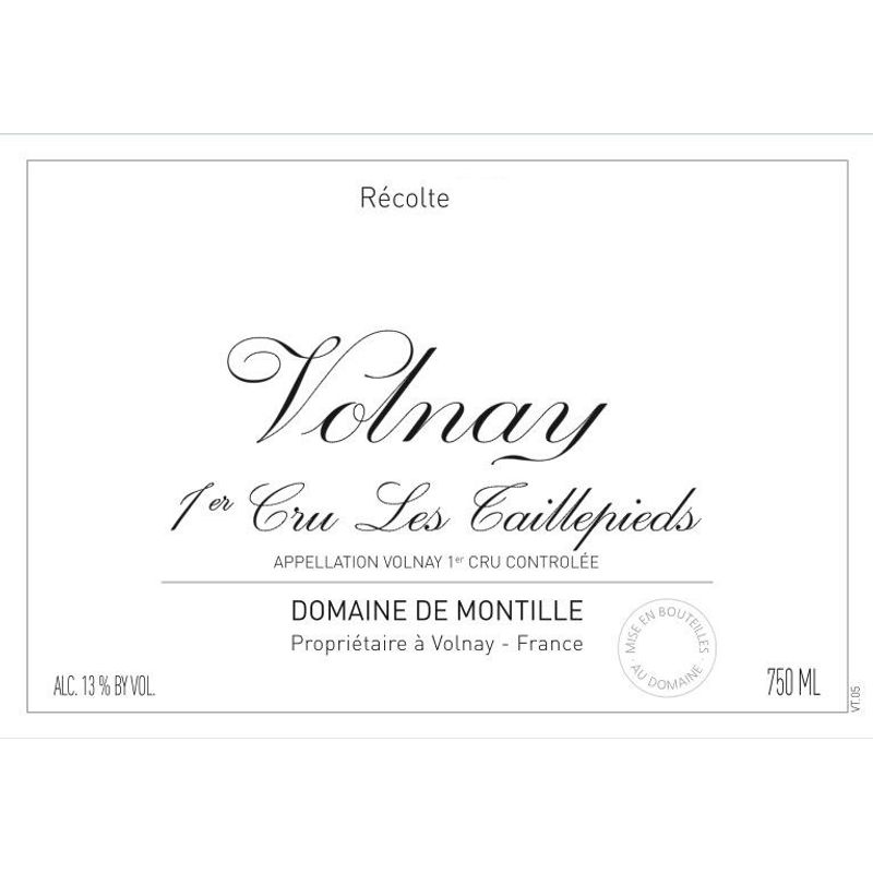 1999 Domaine de Montille, Volnay Premier Cru, Taille Pieds 1x150cl