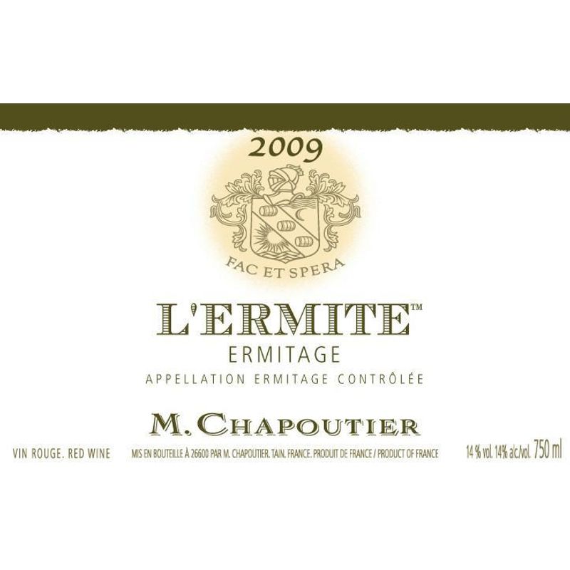 2009 M. Chapoutier, Hermitage, l'Ermite Rouge 6x75cl