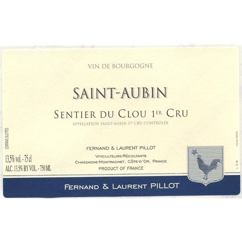 2020 Fernand & Laurent Pillot, Saint-Aubin Premier Cru, Sur le Sentier du Clou 12x75cl