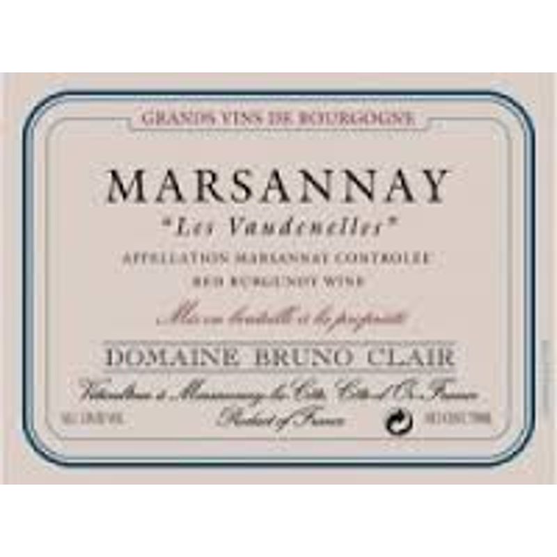2021 Domaine Bruno Clair, Marsannay, Les Vaudenelles 6x75cl