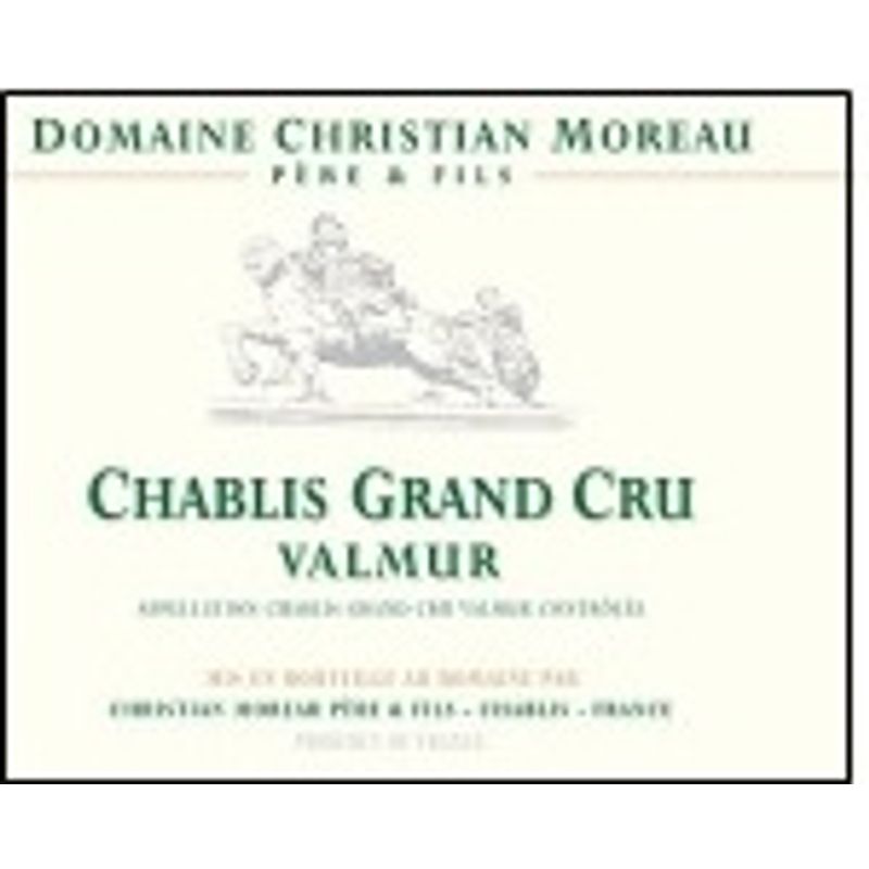 2018 Domaine Christian Moreau Pere & Fils, Chablis Grand Cru, Valmur 6x75cl