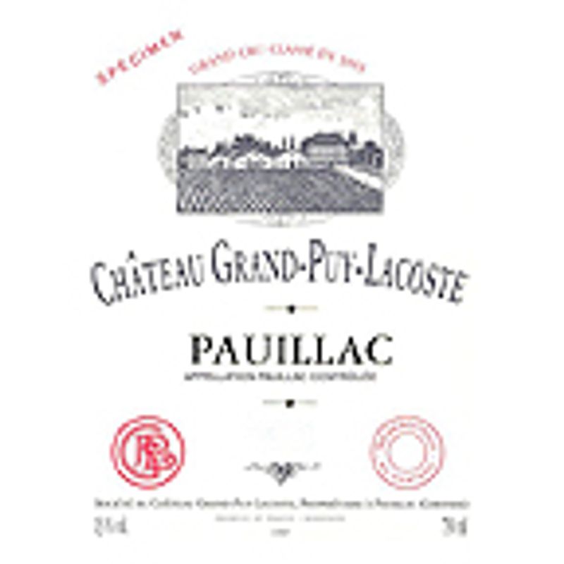 1998 Chateau Grand-Puy-Lacoste 5eme Cru Classe, Pauillac 6x75cl