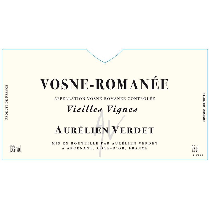 2019 Aurelien Verdet, Vosne-Romanee, Vieilles Vignes 6x75cl