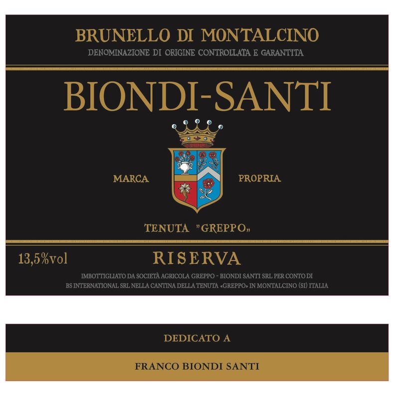 1985 Biondi Santi, Brunello di Montalcino, La Storica Riserva 1x75cl