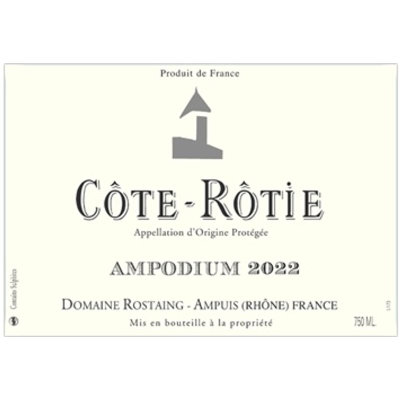 2022 Domaine Rostaing, Cote Rotie, Ampodium 12x75cl