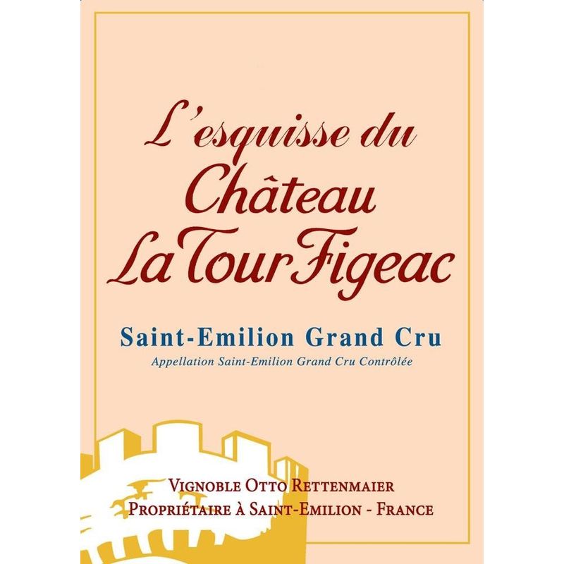 2014 L'Esquisse de La Tour Figeac, Saint-Emilion Grand Cru 6x75cl