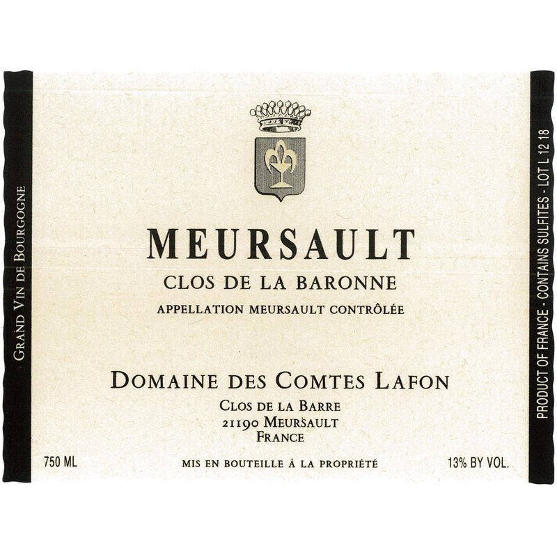 2022 Domaine des Comtes Lafon, Meursault, Clos Baronne 3x150cl