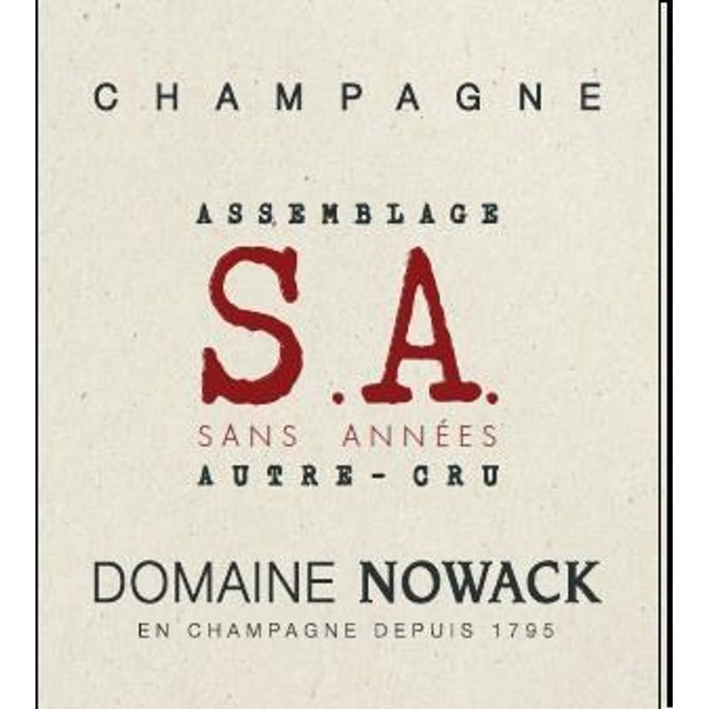 NV Domaine Nowack, Sans Annee, Champagne 6x75cl