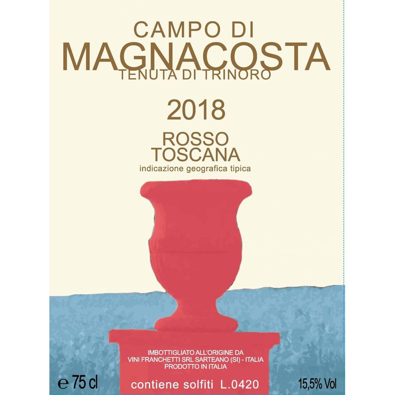 2018 Tenuta di Trinoro, Magnacosta, Toscana IGT 6x75cl