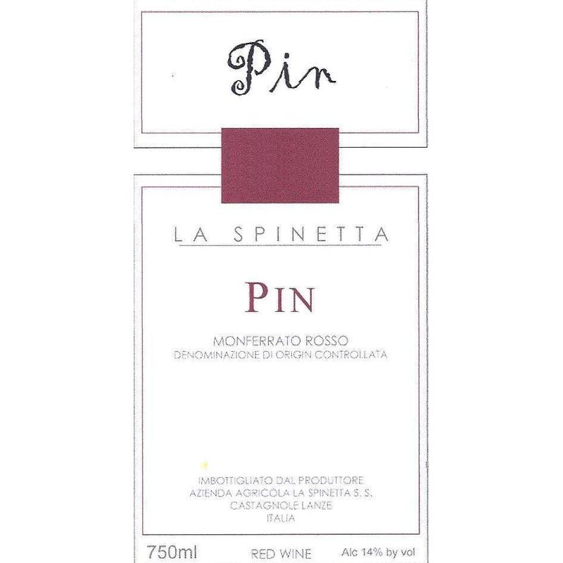1998 La Spinetta, Monferrato, Rosso Pin 6x75cl
