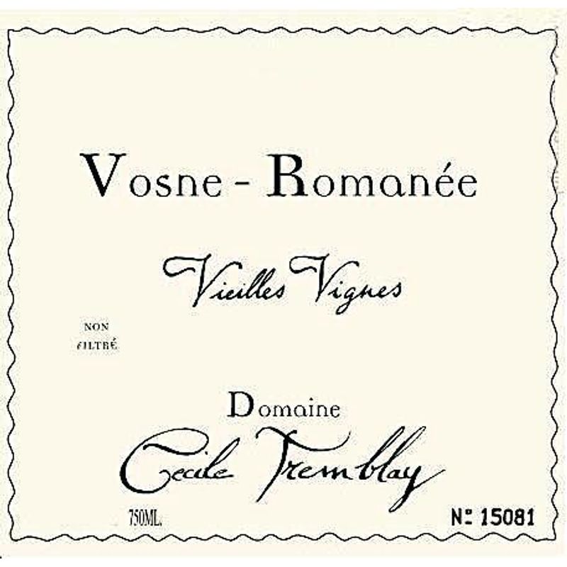 2009 Domaine Cecile Tremblay, Vosne-Romanee, Vieilles Vignes 12x75cl