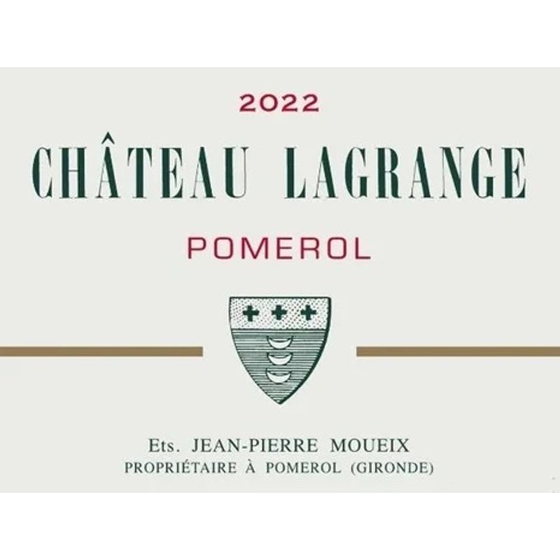 2022 Chateau Lagrange, Pomerol 3x150cl