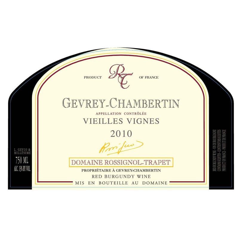2011 Domaine Rossignol-Trapet, Gevrey-Chambertin, Vieilles Vignes 12x75cl